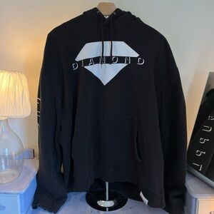 Large Men’s Diamond Supply Co. Black Sweatshirt Casual Collection